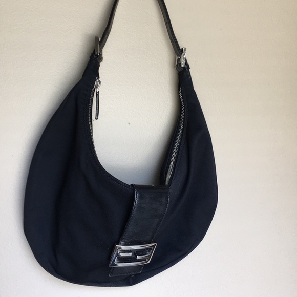 Fendi Handbags - Fendi black hobo bag purse